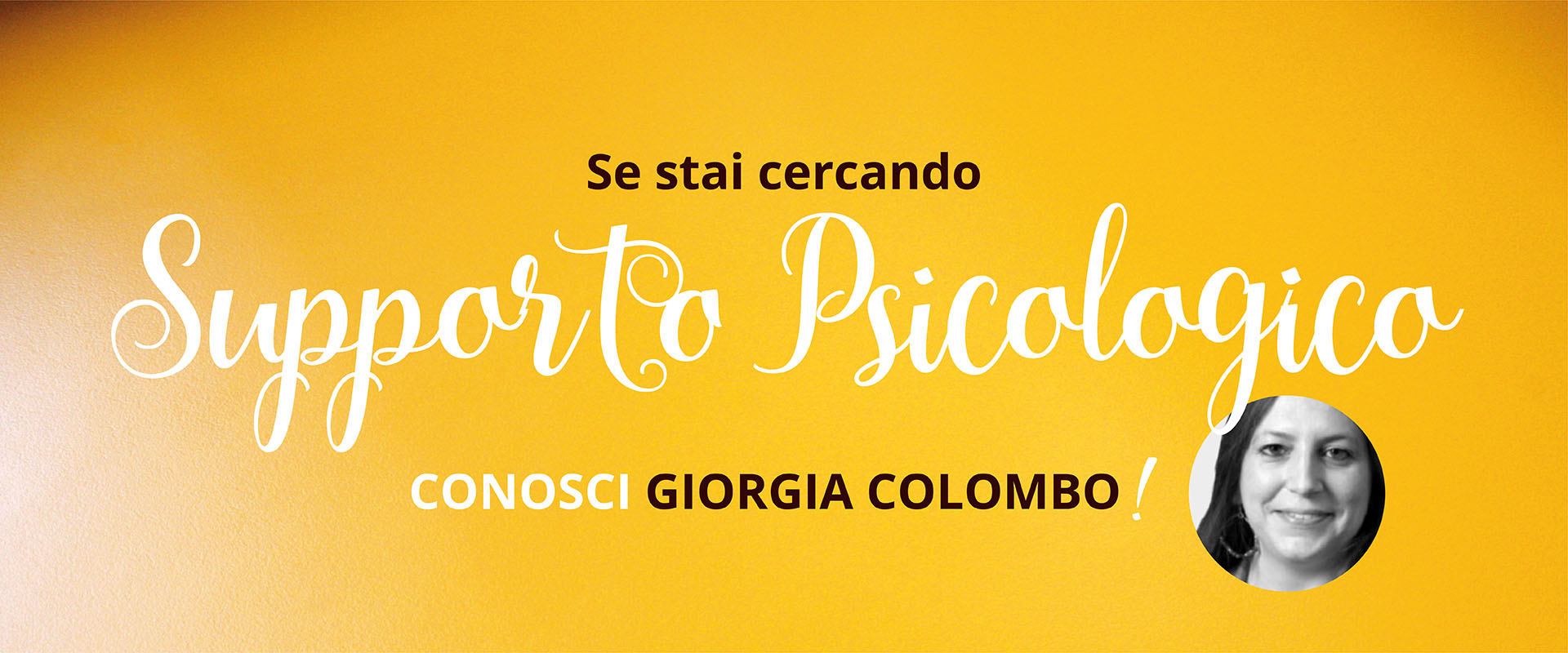 Spazio per me, Giorgia Colombo, Psicologa.